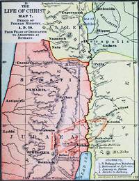 The Life of Jesus, Map 7: East of the Jordan